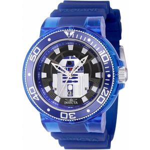Invicta Star Wars Blue Rubber Strap Men's Quartz Watch (39710)
